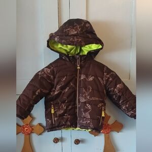 OshKosh B'gosh Bright Green Fleece Jacket